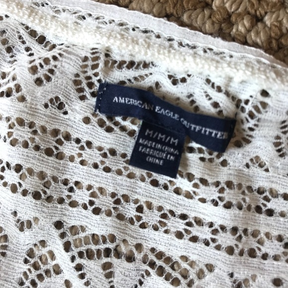 American Eagle Outfitters Sheer Lace Top - Picture 3 of 6